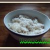 Peanut Sticky rice by microwave (Xoi lac)