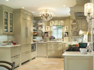 10 lý do nên treo đèn chùm trong bếp