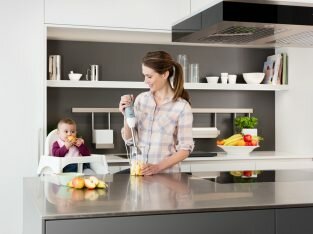 Máy xay cầm tay Braun - Trợ thủ đắc lực của mẹ