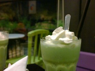 Matcha hot choco blend tại Hervely