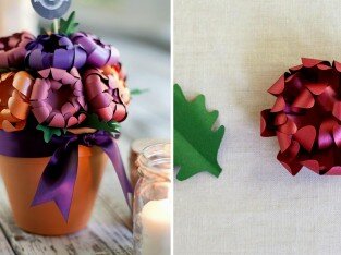 Làm cúc đại đóa tặng mẹ lễ Vu Lan