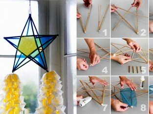 Trở về tuổi thơ với hướng dẫn làm lồng đèn ngôi sao