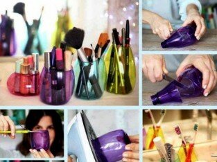 17 ý tưởng tái chế chai lọ cực hay