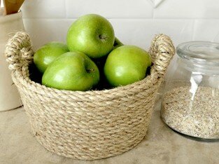 Tái chế nồi cũ làm giỏ đựng thực phẩm xinh xắn