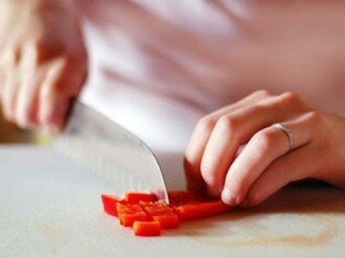 Mẹo cắt hành, ớt