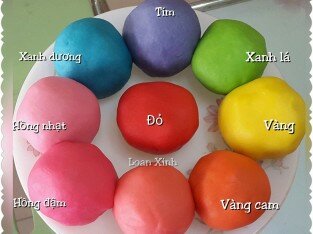 Đất nặn an toàn cho bé và baking soda