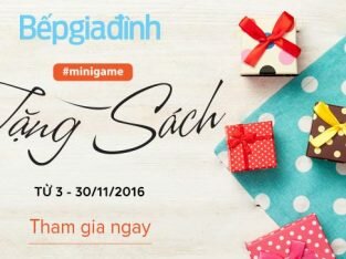 Mini Game - Nhận sách hay từ Bếp Gia Đình