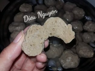 Bò viên giòn dai, không bị khô hay bở đây!!!