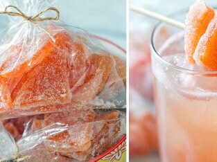 Mứt vỏ cam và cocktail cam đỏ cho ngày Xuân