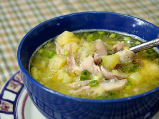 Cách nấu súp gà khoai tây bồi bổ cho cả nhà