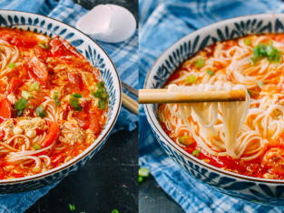 Cách nấu canh mây ăn kèm bún chỉ 10 phút