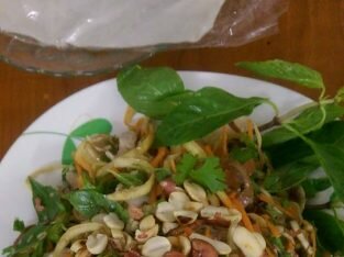 Nộm hoa chuối - Vị tình yêu ngoại trao!