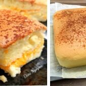 Cách làm bánh bông lan vị phô mai "made in" Đài Loan