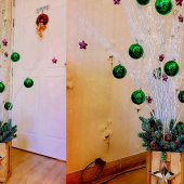 Cùng làm cây thông Giáng sinh siêu "cool" tại nhà theo hướng dẫn của mẹ Sài thành