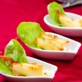 Độc đáo khoai tây cuốn tôm phô mai chiên