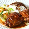 Đậm đà đùi gà xốt tiêu
