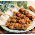 Gà xiên nướng kiểu Thái (Chiken satay)