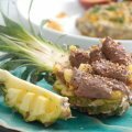 Bò chiên trái thơm