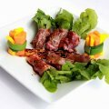Bò cuộn xà lách đắng