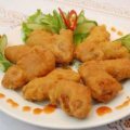 Cánh gà chay xốt BBQ kích thích vị giác. 