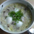 Súp trứng thịt băm