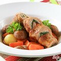 Bò cuộn đút lò sốt hạt dẻ