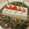 Đậu mơ sốt nấm tương bần