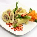 Vịt nhồi măng