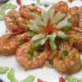 Tôm sú xốt hành tỏi