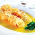 Tôm chiên sốt chanh