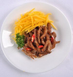 Cá cơm kho xoài