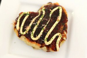 Bánh Xèo Nhật hình Trái Tim an nhanh, anh vat, ăn nhanh, ăn vặt, banh xeo nhat, bánh xèo nhật, cơm cà ri, co