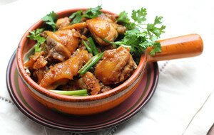 Gà kho gừng