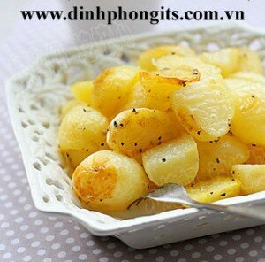 Khoai tây nướng tiêu Khoai tây nướng tiêu