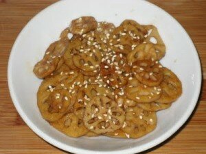Củ sen xào kiểu Hàn Quốc Củ sen xào kiểu Hàn Quốc