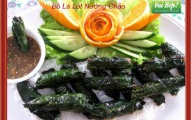 Bò lá lốt nướng chảo