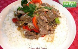 Bò xào Mông Cổ