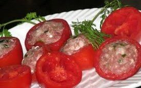 Cà chua dồn thịt