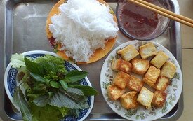 Bún mắm tôm 