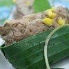 Chả gà hấp lá chuối