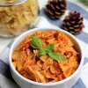 Pasta thịt gà sốt rau củ (Farfalle con Pollo)