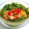 Canh cua rau nhút