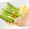 Măng tây hấp xốt trứng