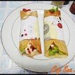 Bánh crepe cuộn xúc xích, phô-mai