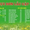 Thực đơn lẩu gật gù 124 đại la - hai bà trưng - hoà nội
