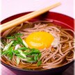 mì soba Nhật, trứng trần