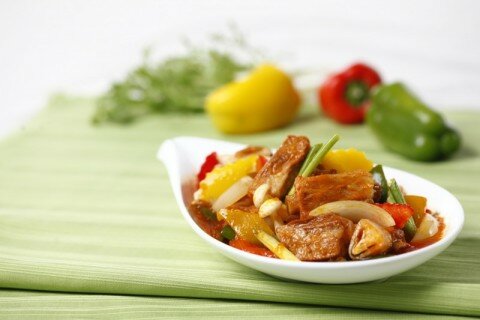 Sườn xào chua ngọt barona ngày Tết