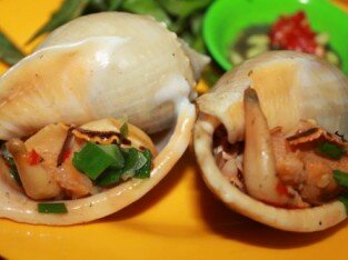 No nê ốc ngon tại Ốc Nga