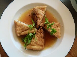 Món chay thanh đạm tại Sân Mây