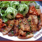 Thịt nướng Hàn Quốc thơm lừng gian bếp